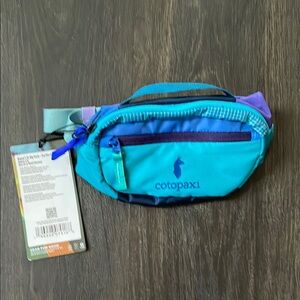 Cotopaxi Turquoise and Purple Kapai 1.5 Cool color way Hip Pack